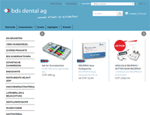Tablet Screenshot of bds-dental.ch